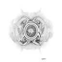 canary tattoo design idea