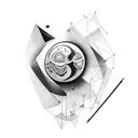 quantum physics tattoo design idea