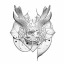 Lucia con Claveles  tattoo design idea