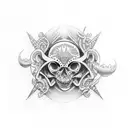 Lucia con Claveles  tattoo design idea