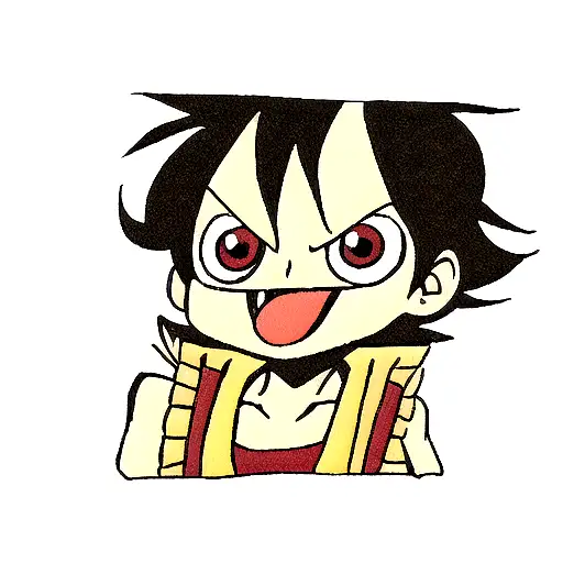 luffy tattoo design idea