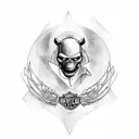 harley davidson tattoo design idea