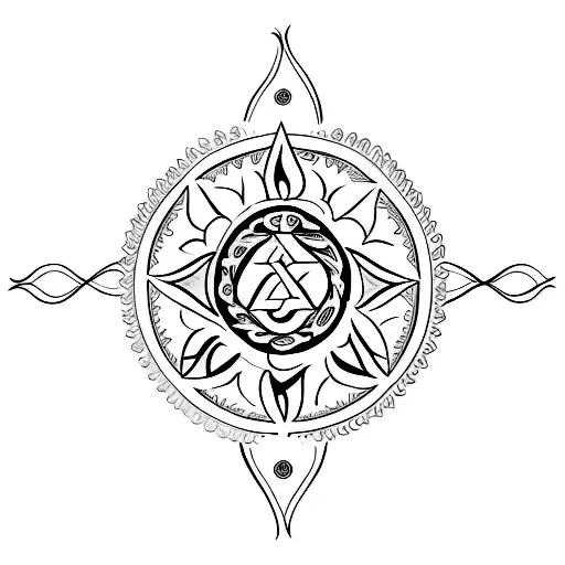 Sanskrit mantra  tattoo design idea