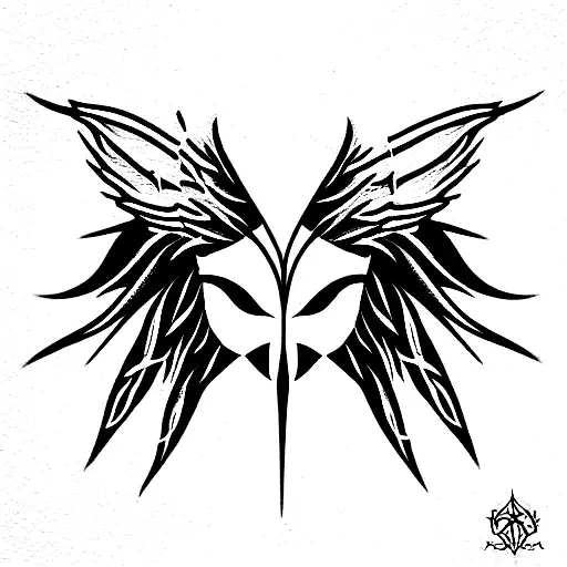 lucifer tattoo design, gothic, satanic ritual, | Midjourney