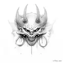 lucifer tattoo design idea