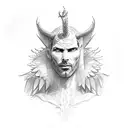 lucifer tattoo design idea