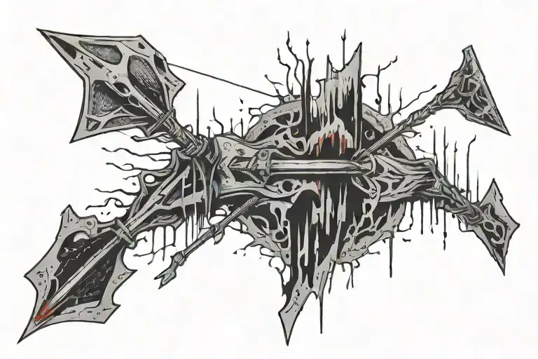 Arrow tattoo design idea