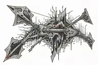 Arrow tattoo design idea