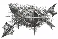 Arrow tattoo design idea