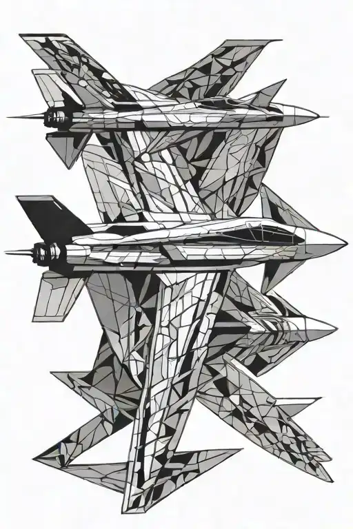 navy f18 super hornet soaring tattoo design idea