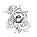 bts tattoo design idea