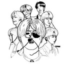 bts tattoo design idea