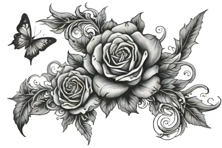 Medium sized inner forearm tattoo design idea
