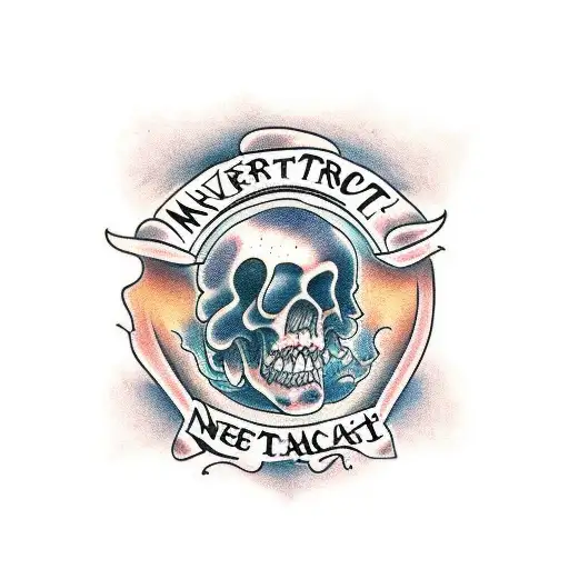 never trust anyone in unique language  tattoo design idea