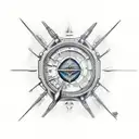 da Vinci, coastelations, strong, griego, god tattoo design idea