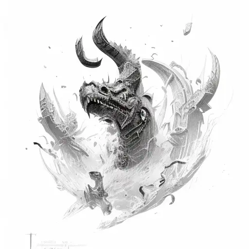 slashed claw Marks  tattoo design idea