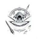 slashed claw Marks  tattoo design idea