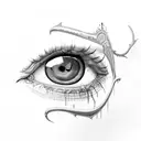 slashed claw Marks  tattoo design idea