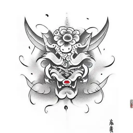 love being strong  tattoo design idea