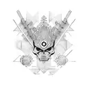 Mictlantecutli,mictecacihuatl  tattoo design idea