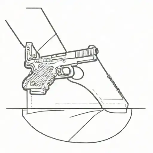 glock in my lap  tattoo design idea