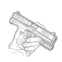 glock in my lap  tattoo design idea