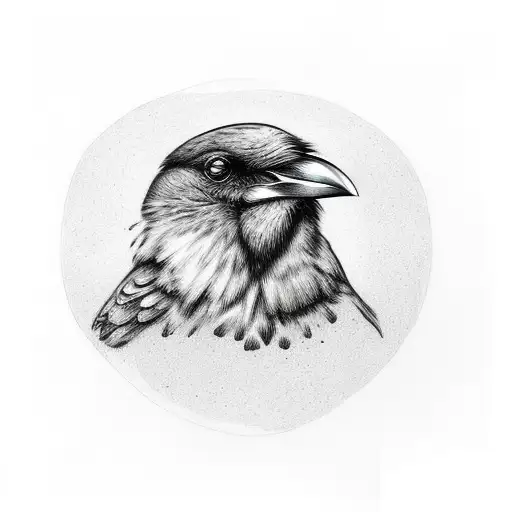 Hourglass with raven quoth the raven Nevermore tattoo design idea