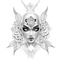 chola tattoo for women tattoo design idea