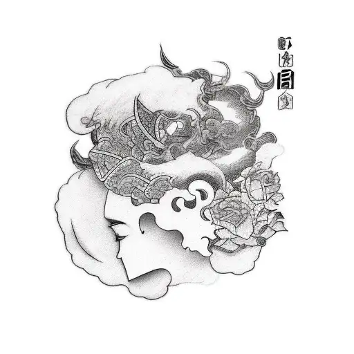 loss to suicide tattoo design idea