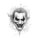 joker joaquin phoenix tattoo design idea