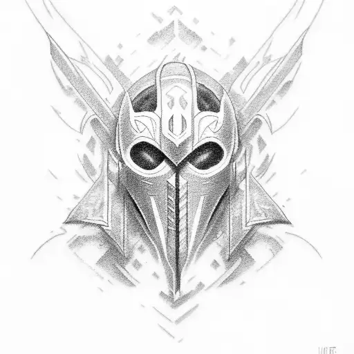 jhin (league of legends) tattoo design idea