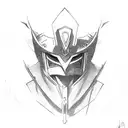 jhin (league of legends) tattoo design idea