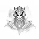 jhin (league of legends) tattoo design idea