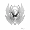 jhin (league of legends) tattoo design idea