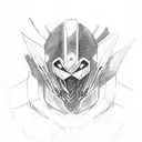 jhin (league of legends) tattoo design idea