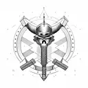 infantry solider  tattoo design idea