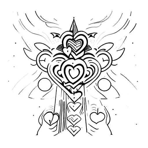 love for destiny tattoo design idea