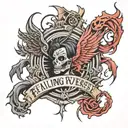 Falling in reverse tattoo design idea