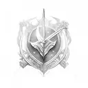 excalibur tattoo design idea