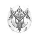 excalibur tattoo design idea