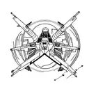 x wing tattoo design idea