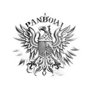 polish eagle tattoo design idea