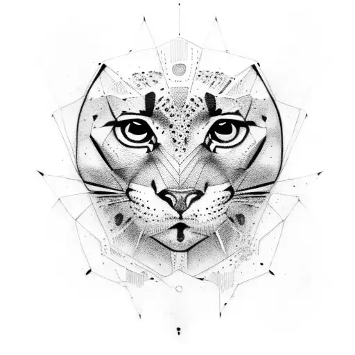 panther eye tattoo design idea