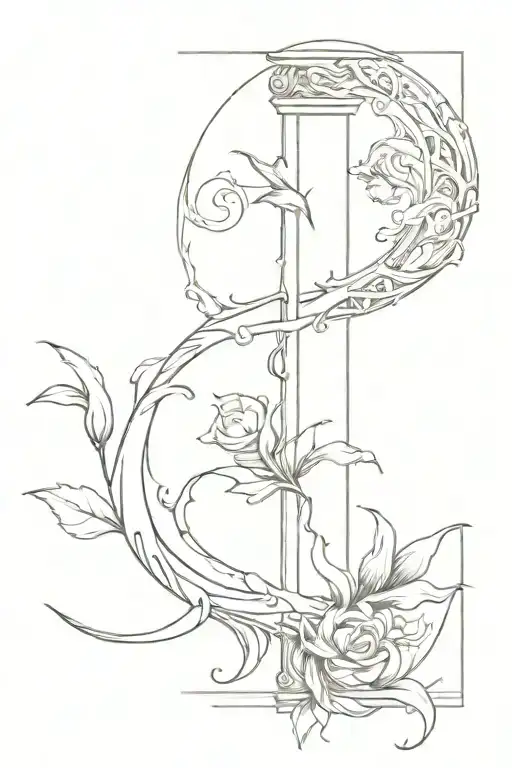 I want a forearm tattoo design about the Renaissance period and its gods, there should be traces of the history of philosophy in it tattoo design idea