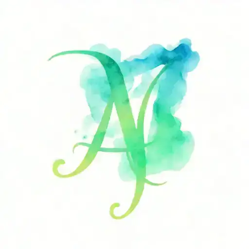 initials T ownership tattoo design idea