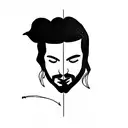 inspired by post Malone songs  tattoo design idea