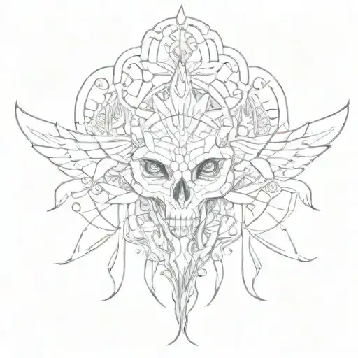 mosaic sick tattoo design idea