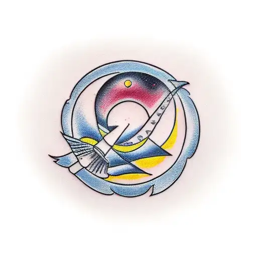 Eclipse tattoo design idea