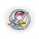 Eclipse tattoo design idea