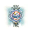 Eclipse tattoo design idea